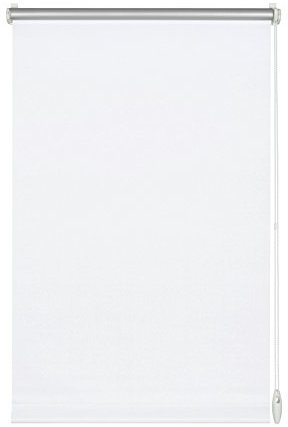 Gardinia 32016 EASYFIX Thermo-Rollo mit Thermo-Rückseite zum Klemmen oder Kleben, Höchste Lichtreflektion, Energiesparend, Lichtundurchlässig, Alle Montage-Teile inklusive, Weiß, 85 x 150 cm (BxH)