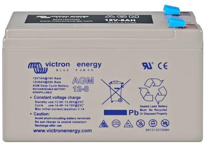 Victron Energy AGM 12-Voltios 240Ah Batería de Ciclo Profundo (M8)
