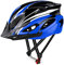 RaMokey Fahrradhelm für Erwachsene Herren Damen, EPS-Körper + PC-Schale, MTB Mountainbike Helm mit Abnehmbarem Visier und Polsterung, Verstellbar Radhelm 58-61cm (Blau)