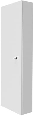 Coffret d'habillage avec serrure à clé pour tableaux électriques en acier blanc - H 1170 x L 340 x P 140 mm - Ref. RCH600GSS - Marque ATOLE