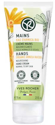Yves Rocher PUR ARNICA aufbauende Handcreme | intensive Handpflege für sehr trockene Haut | mit Bio-Arnika