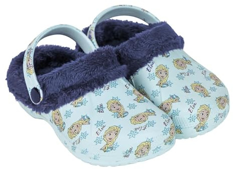 CERDÁ LIFE'S LITTLE MOMENTS | Zapatillas de Casa Zueco Borreguillo Frozen – Cómodas y Antideslizantes con Forro Suave para Fans de Elsa y Anna