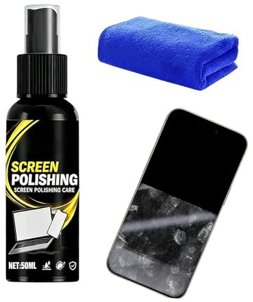 Pulitore per schermo del telefono cellulare - Spray liquido mobile, monitor elettronico per tablet LCD, kit di pulizia per laptop, accessori in resina solida | per Handheld Keyboard Travel Stud