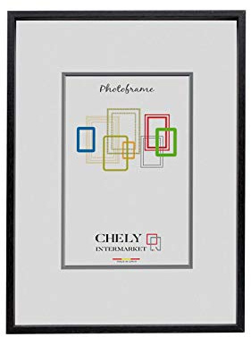 CHELY INTERMARKET | 5A2E | Marco de Fotos 13x18cm MOD-3507 (Negro) | Estilo galería | Marco de Madera para decoración de casa | Fotografías de Boda | Listado de Precios (3507-13x18-0,20)