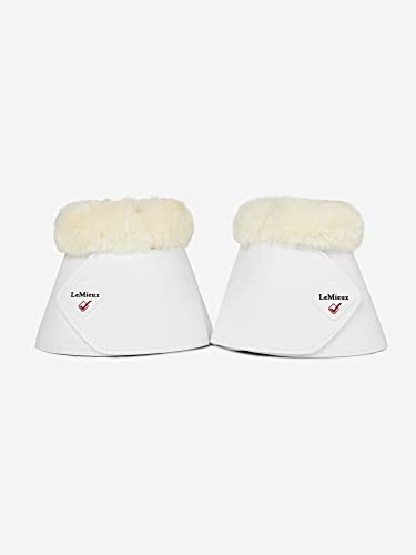 LeMieux Fleece WrapRound Overreach häststövlar - skyddsutrustning och träningsutrustning - häststövlar, wraps och tillbehör (vit - medium)