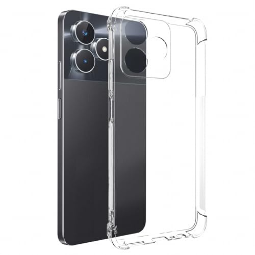 mtb more energy® Case Soft Armor Coque de protection en TPU pour appareil photo Realme C53 (RMX3760, 6,74) - Coins renforcés - Protection de l'appareil photo - 1,5 mm