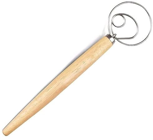 BrandNewCake® Frusta Danese Ø 7,5 cm - Frusta a Spirale 33cm - Ideale per Impasti e Uova - Perfetta per la Pasticceria