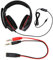 3.5mm Gaming Headsets, Gaming Headset with Microphone Wired Gamer Headsets Wired Headphone with Microphone for P S4(Black+ Red)