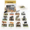 Animales de Juguete,12 Piezas Juguetes Animales con Tarjetas Didácticas, Juguetes de Mini Animales, Salvajes de la Selva Juguetes, Animales Juguetes Didácticos para Niños