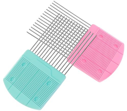 NUOBESTY Papierbastelwerkzeug Quilling-webwerkzeug-Set 2 Quilling-kämme für Quilling-kunstprojekte