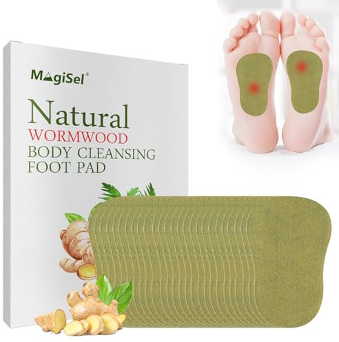 Cerotti Detox Piedi, 16pcs Foot Patch Cerotto Detergente, Detox Per Antistress, Disintossicanti Piedi, Naturali per Pulizia Profonda, Rimozione Tossine, Per Dormire Meglio