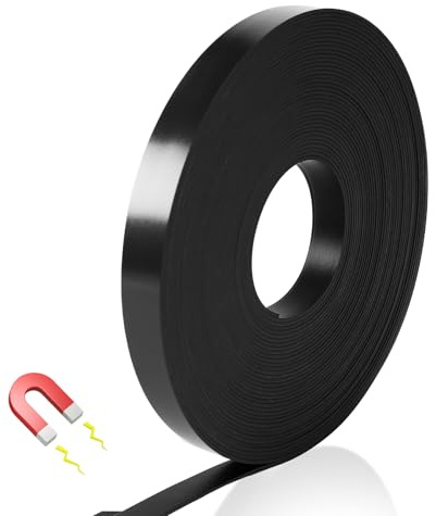 Magnetic Strips for Whiteboards - Create Grids, Calendars & Magnetic Borders | 0.51 x 33 FT Reusable Flexible Magnet Roll for Classroom & Office