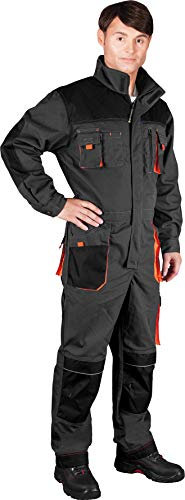 LEBER & HOLLMAN Schutzanzug Arbeitsanzug Schutzoverall Arbeitskombi Arbeitsoverall(FMN-O-SBP) (58)