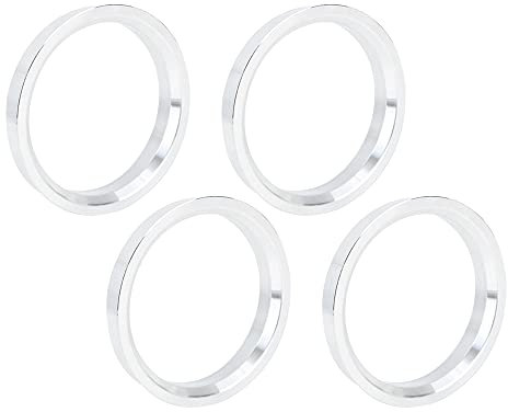 X AUTOHAUX 4pcs Bague de Centrage 67.1 à 65.1mm Jante Aluminium Alliage Voiture Moyeu Anneaux Centriques