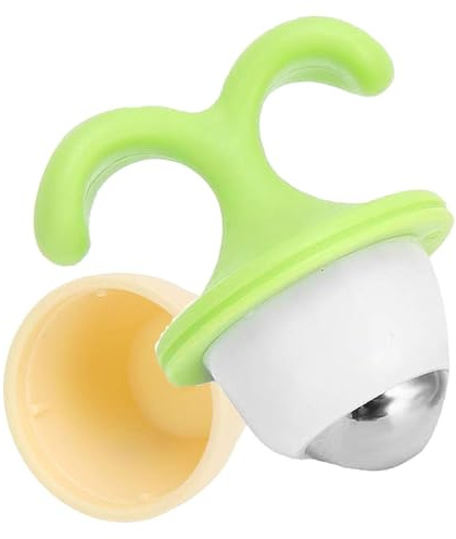 wiroouia Masajeador de bola de rodillo, masajeador de bola de rodillo en forma de maceta, bola de masaje manual, innovador masajeador manual para relajación