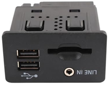 YIGZYCN Mise à niveau des interfaces sonores du véhicule avec lecteur de cartes adaptateur de port USB FL3T-14F014-AA Pièce de rechange pour voiture