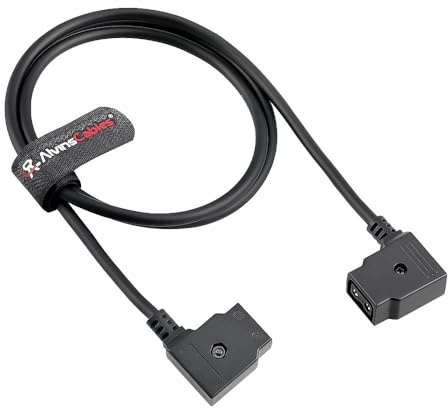 Alvin's Cables D-tap Female to D-tap Female Power Extension Cable for V-Mount Gold Mount Battery 1m| 3.3ft