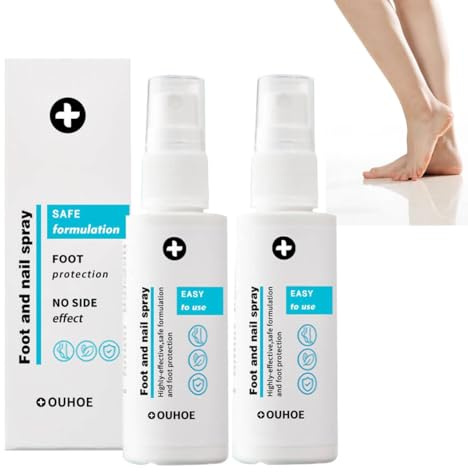 Spray Per Piedi E Unghie, 2 Pcs Spray Per Il Trattamento Del Piede, Prodotti Per La Cura Dei Piedi, Per Uomini E Donne, 30ml