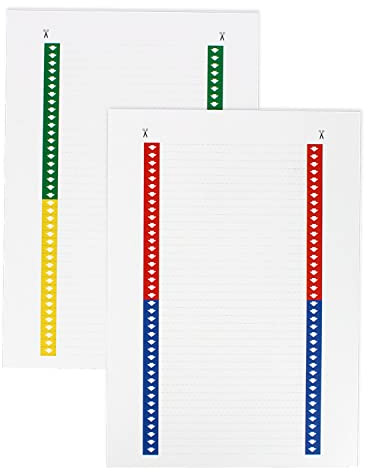 Grafoplás 16800 Lot de 400 bandes latérales de 140 mm pour viseur de dossier suspendu