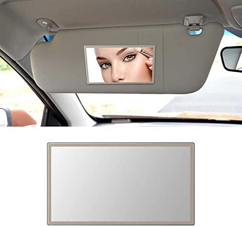 Espejo De Cosmética para Automóviles, Coche Espejos Maquillaje, Espejo del Parasol del Automóvil, Espejo Cosmético para Coche, Espejo De Maquillaje De Autos, Pequeño, 110 x 65 mm