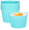 Meetory Silicone Air Fryer Egg Poacher - 6PCS Moulds for Poached Eggs, Muffins, Cakes - Compatible with Ninja, Tower, Cosori Air Fryers