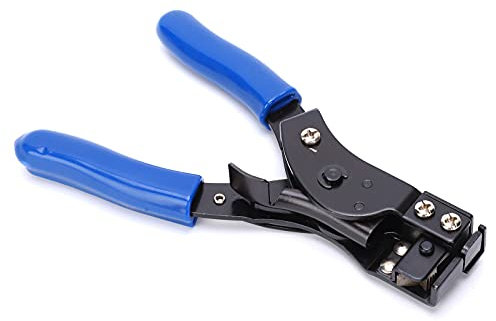 CYSFETENA HT-2081 Kabelbinder Zange aus Kohlenstoffstahl, Edelstahl Kabelbinderzange mit ergonomischem Griff, 2-in-1 Kabelbinder- und Schneidwerkzeug für 2,4-9mm Kabelbinder