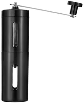 Manual Coffee Grinder for Espresso, French Press and Travel, Hand Crank Ceramic Burr Grinder Compatible with AeroPress, Drip Coffee and Turkish Brew