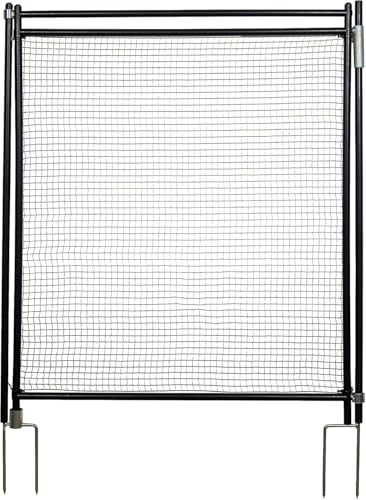 horizont Portail pour clôture de délimitation, 80 à 95 cm, sans stock, pour clôture, porte, pour filet, idéal pour le camping et le jardin