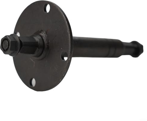 Volakebeing Eje de rueda de repuesto para bicicletas Tianxin, eje de pedal de metal de 165-181 mm con espacio entre agujeros de tornillo de 60-66 mm, negro (20 mm x 165 mm)