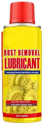 ANQKYO Lubricante En Aerosol Anticorrosivo AccióN RáPida Lubricante antioxidante 2 en 1, pulverizador eliminador de óxido acción rápida for Metal, fórmula Multiusos 6, oz, uds