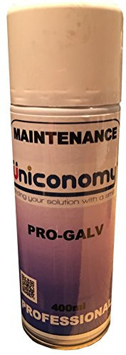 Uniconomy Cold Galvanising Compound Spray 99% Zinc Galvanising Aerosol Spray Paint 400ml (1)