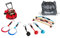 Slackers Ninja Line Starter Set – Outdoor Hangelparcours & Slackline für Kinder ab 5 Jahren – Komplettset mit 11 m Slackline, 7 Hindernissen, Ratsche & Tragetasche – Ninja-Spielspaß im Garten