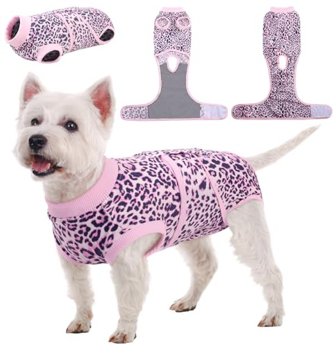 Kusser Anti-Wund Hundebody für Hündin & Rüde, Atmungsaktiv Nach Kastration & OP, E-Halsband Alternative