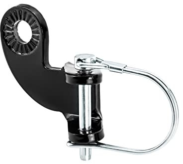 QWORK® Bicycle Trailer Hitch Bike Trailer Coupler Durable Steel Bike Attachment Adapter for Most Bicycles