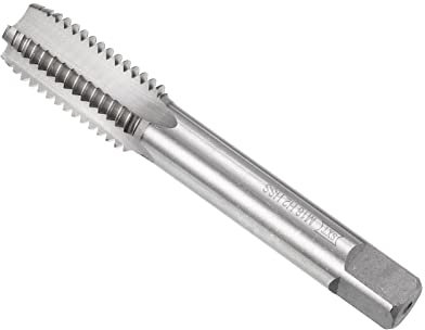 CoCud Rosca Fresado Machos, Métrico M18 x 2.5 Rosca 2A, Alta Velocidad Acero Máquina 4 Rectas Flautas Tornillo Roscado Herramienta - (Aplicaciones: para Roscado Máquina), 1uds