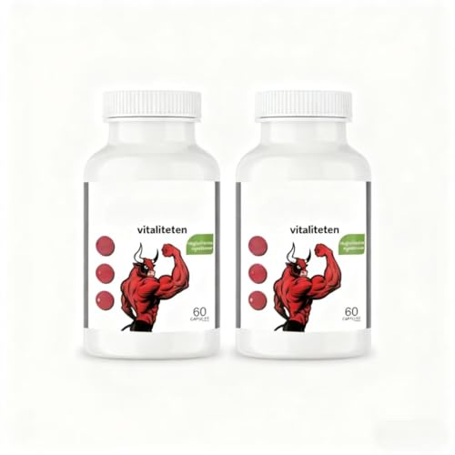Formule vitalité pour hommes, soutien à l'énergie et à la concentration, à base de plantes,2PCS