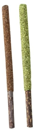 WEKADRIN Palitos Comestibles para Gatos de Actinidia Polygama, Juguetes de Hierba Gatera y Dentición, Paquete de 12 Unidades, Natural, para Aliviar el Estrés y Entretener Mascotas en Casa