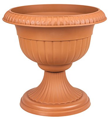 Form Plastic 45,5 cm hoche Amphore Pflanzpokal Kunststoff Pflanzgefäß Terracotta Blumentopf
