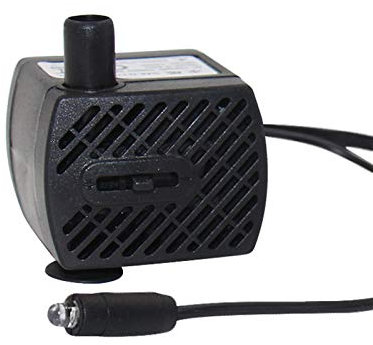 Mini pompe à eau submersible ultra silencieuse avec câble d'alimentation de 1,8 m pour aquariums, aquariums, pompes à vagues, bassin, fontaine, hydroponie