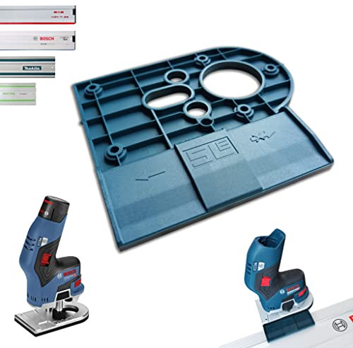 Adaptateur de rail de guidage professionnel pour Bosch GKF 12V-8 pour Makita/Bosch/Festool/Mafell Rail de guidage défonceuse