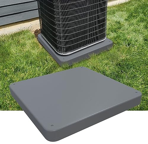 Mxclimate Equipment Pad for HVAC Systems,Ductless Mini Split Air Conditioner,36x36x2 Plastic Condenser Unit Pad