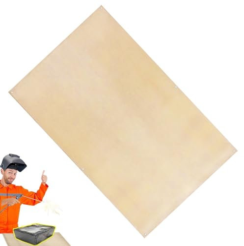 Manta ignífuga, manta aislante ignífuga - Aislamiento ignífugo de fibra de vidrio | Herramienta de protección contra incendios de diseño plegable para usar como manta de soldadura, manta aislante para