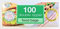 100 Double Zipper Plastic Zip Seal Food & Freezer Large Storage Bags Ultimate Strength Resealable (Total 100 Double Zipper Bags)