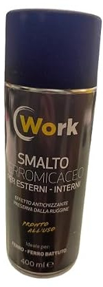 Iris Color WORK, SPRAY SMALTO FERROMICACEO NERO ANTICO ML. 400