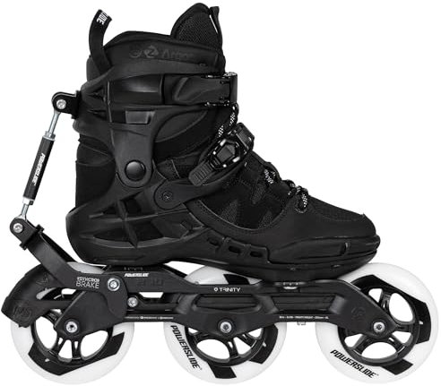 Powerslide Inline Skate Phuzion Argon Syncro Black 110, für Fitness und Marathon, für Damen und Herren