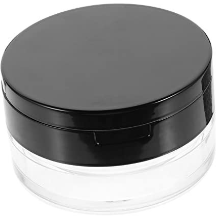 BELLIFFY Refillable Powder Case Lid Portable Empty Powder Box for Female Makeup Puff Container Suitable for Travel and Daily Use