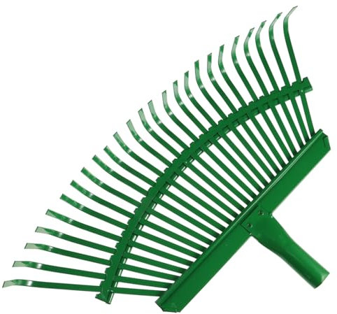 BESPORTBLE Râteau De Désherbage Mini Râteau De Jardin Manche De Râteau D'Aménagement Paysager Tondeuse À Gazon Désherbeur Râteau À Chaume Râteau À Fentes pour Feuilles Râteau À Feuilles