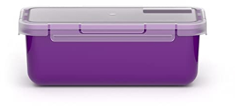 Valira Porta alimentos - Contenedor hermético de 0,75 L hecho en España, color morado