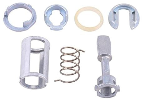 Kit de reparación de barril de cerradura de puerta, kit de reparación de cilindro de cerradura de puerta Partes de repuesto delantera izquierda derecha para V W MK4