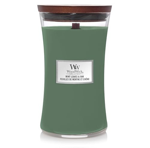 Duftkerze Woodwick Mint Leaves & Oak Groß 609,5g